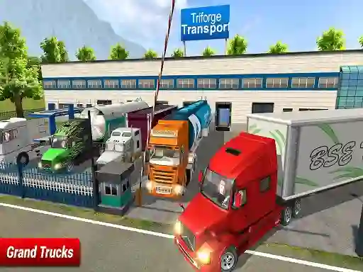 Mchezo Ultimate Off Road Cargo Truck Trailer Simulator online