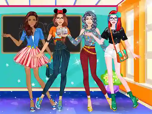 Mchezo High School Dress Up For Girls online