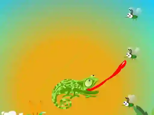 Mchezo Chameleon Want Eat online