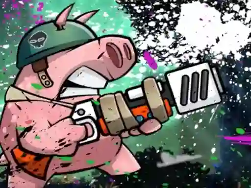 Mchezo Piggy Soldier Super Adventure online