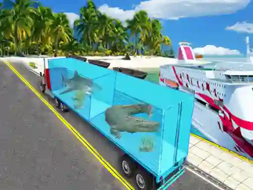 Mchezo Sea Animal Cargo Truck online