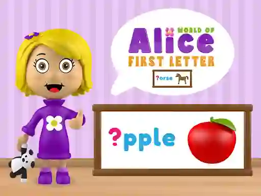 Mchezo World of Alice First Letter online