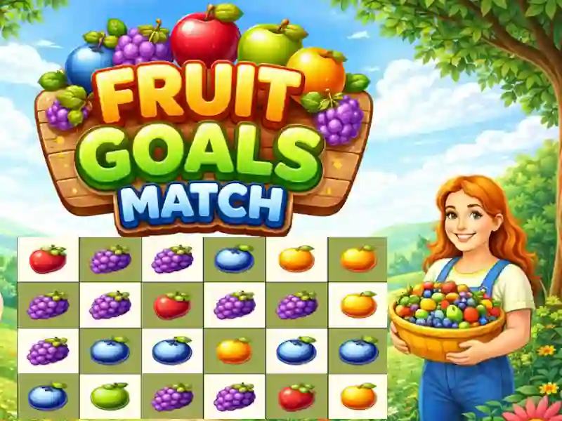 Mchezo Fruit Goals Match online