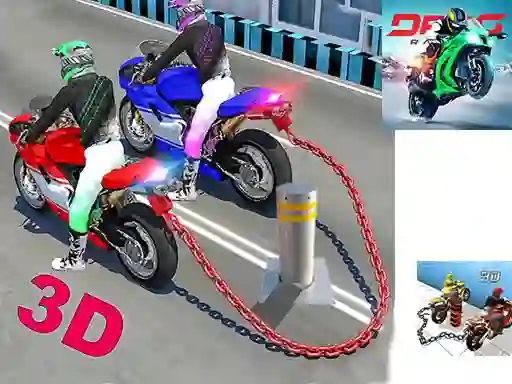 Mchezo Chained Bike Racing 3d online