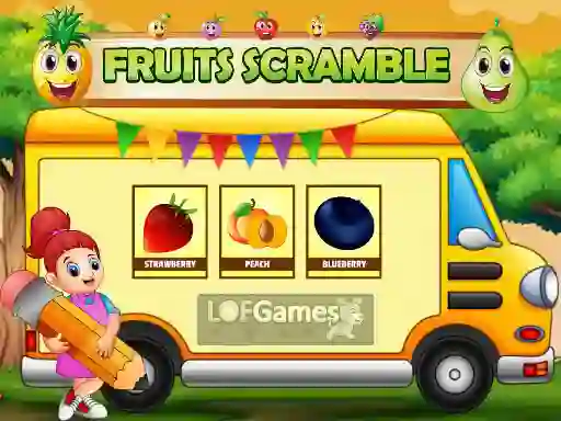Mchezo Fruits Scramble online