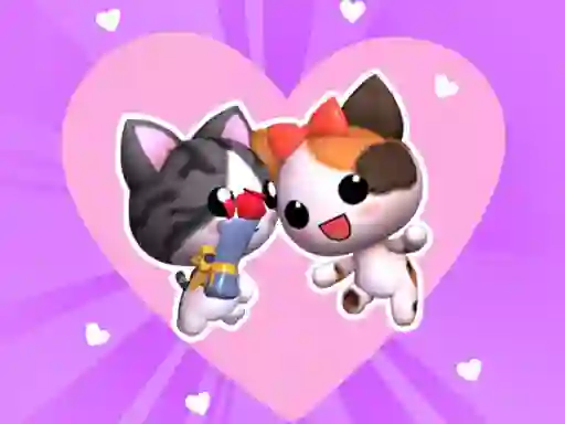 Mchezo Love Cat Line online