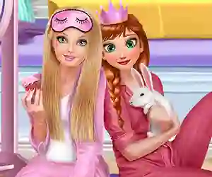 Mchezo Princesses Pj Party online