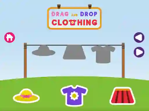 Mchezo Drag and Drop Clothing online