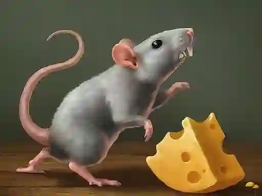 Mchezo You have to eat cheese online
