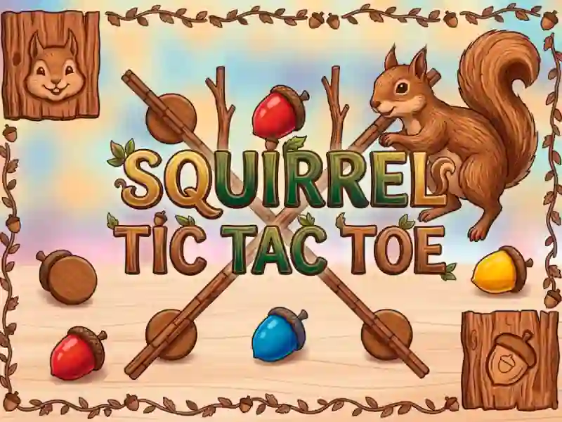 Mchezo Squirrel Tic Tac Toe online