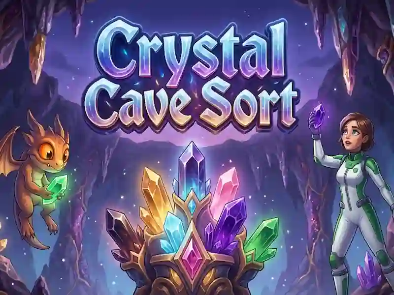 Mchezo Crystal Cave Sort online