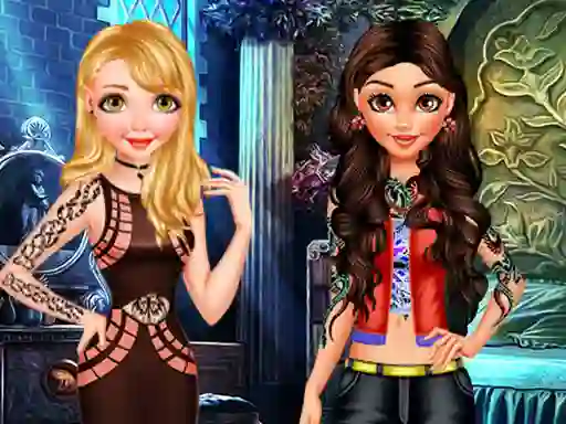 Mchezo Princess Bad Girls Makeover online