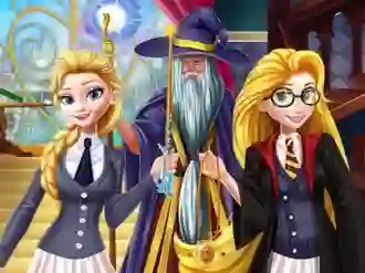 Mchezo Princesses at School of Magic online