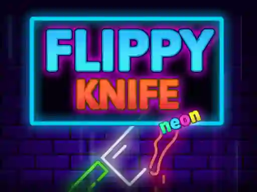 Mchezo Flippy Knife Neon online
