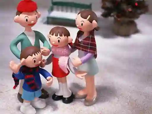 Mchezo Christmas Clay Doll Puzzle online