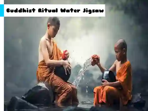 Mchezo Buddhist Ritual Water Jigsaw online