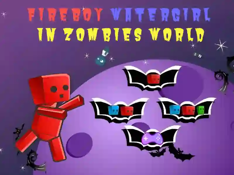 Mchezo Fireboy Watergirl In Zombies World online