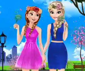 Mchezo Sisters Spring Day online
