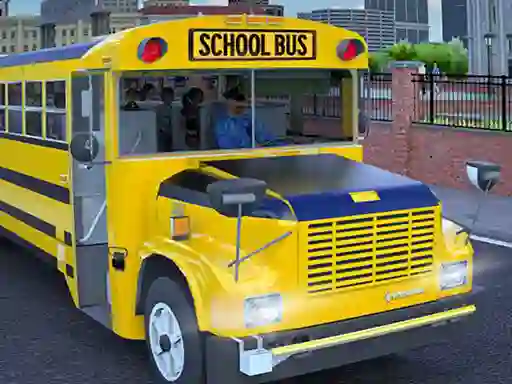 Mchezo School Bus Game Driving Sim online