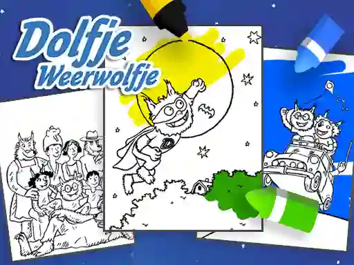 Mchezo Coloring Alfie The Werewolf online