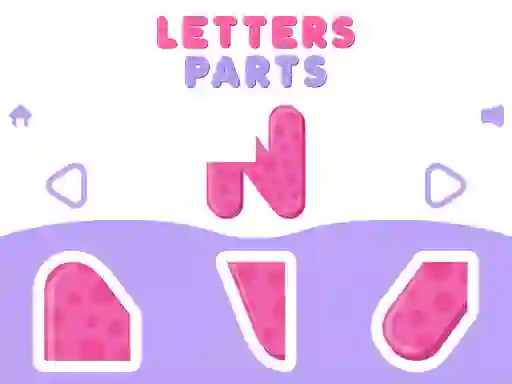 Mchezo Letters Parts online