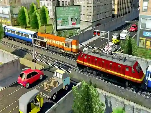 Mchezo Modern Train Driving Simulator online