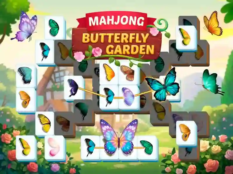 Mchezo Mahjong Butterfly Garden online