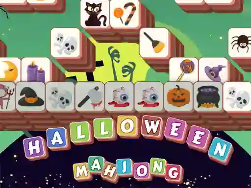 Mchezo Halloween Mahjong Tiles online