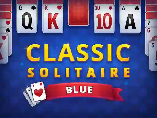 Mchezo Classic Solitaire Blue online