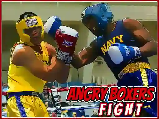 Mchezo Angry Boxers Fight online
