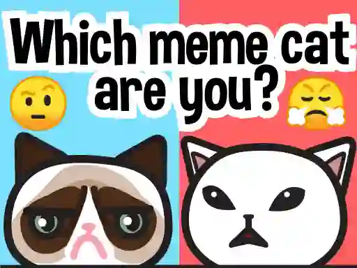 Mchezo Which Meme Cat Are You? online