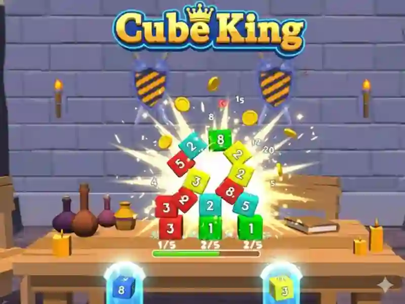 Mchezo Cubes King online