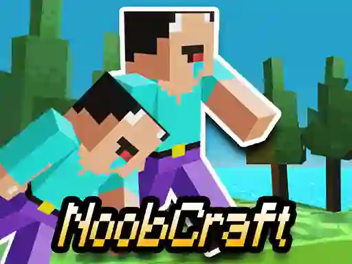 Mchezo Parkour Craft Noob Steve 2 online
