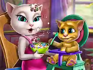 Mchezo Angela Toddler Feed online