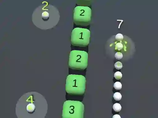 Mchezo Snake 3D Block online
