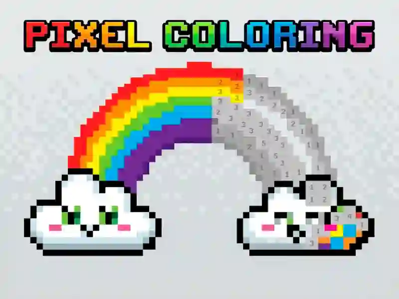 Mchezo Pixel Coloring online