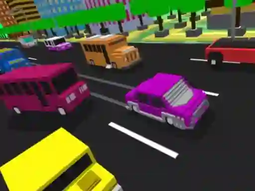 Mchezo Blocky Highway Racing online