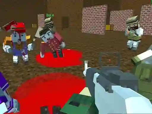 Mchezo Blocky Warfare The Aweper Zombie online