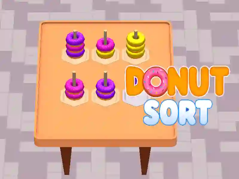 Mchezo Donut Sort online