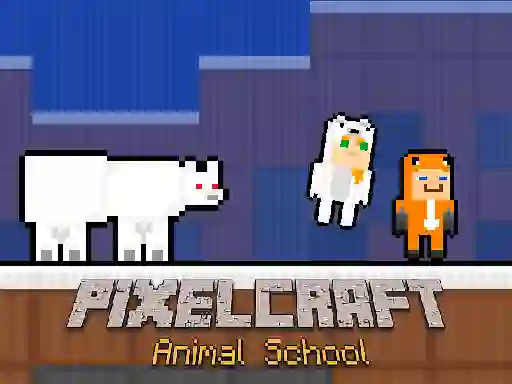 Mchezo PixelCraft Animal School online