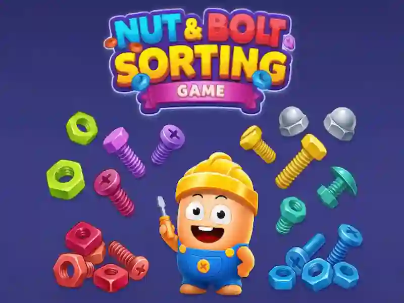 Mchezo Nuts & Bolt Sorting Game online