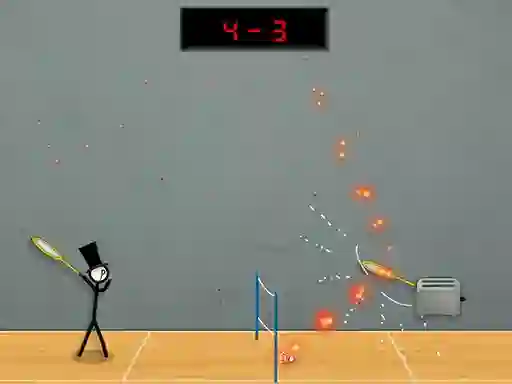 Mchezo Stick Figure Badminton 3 online
