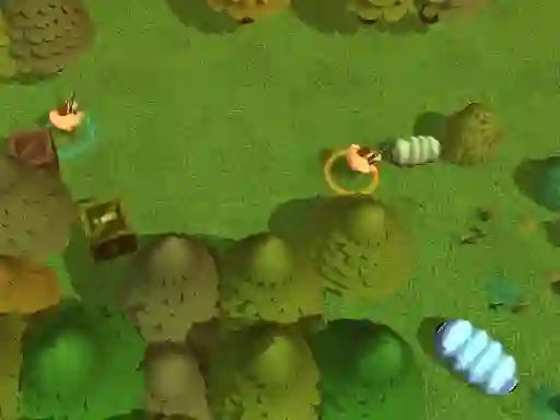 Mchezo Worms Combat Coop online