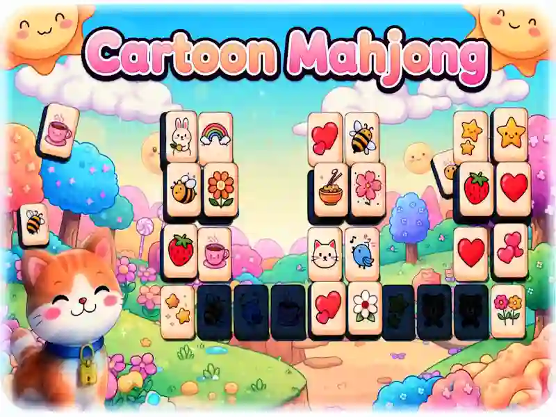 Mchezo Cartoon Mahjong online