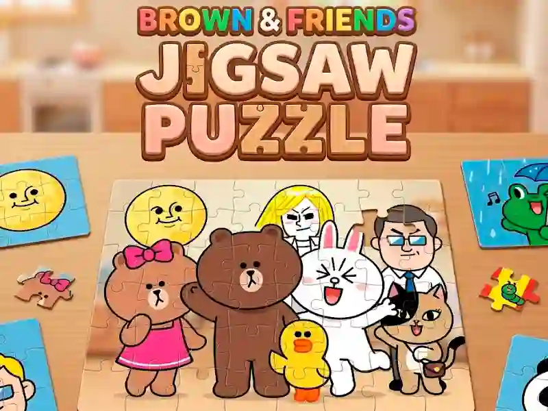 Mchezo Brown And Friends Jigsaw Puzzle online