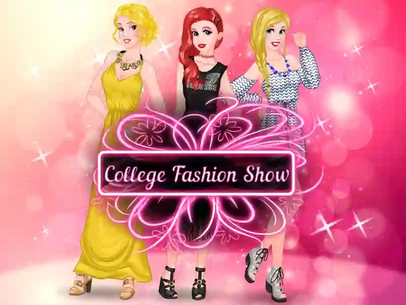 Mchezo College Fashion Show online