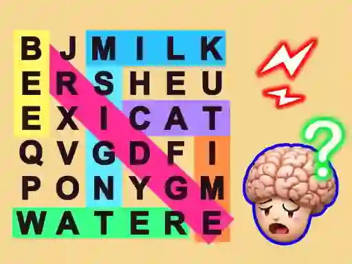 Mchezo Fillwords: Find All the Words online