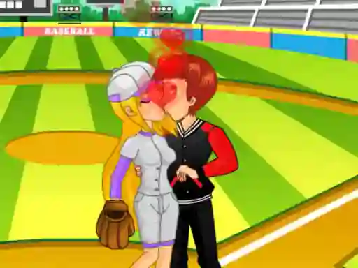 Mchezo Baseball Kissing online