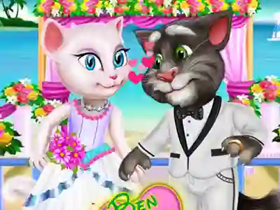 Mchezo Ben and Kitty Wedding Day online