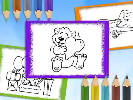 Mchezo Cartoon Coloring Book online